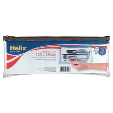 Helix Pencil Case - Assorted Colours - 325x125mm - Pack of 12